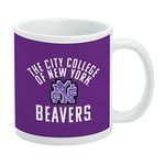 GRAPHICS & MORE City College of New York Beavers Logo Ceramic Coffee Mug, Novelty Gift Mugs for Coffee, Tea and Hot Drinks, 11oz, White