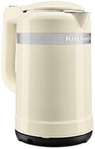 KitchenAid Design Electric Kettle with Dual Wall Insulation, 1.5 litre Capacity, Almond Cream