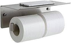 Double Toilet Paper Holder with She