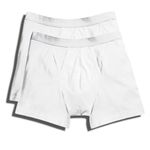 Fruit of the Loom Mens Boxer Classic Underpants, White, M UK