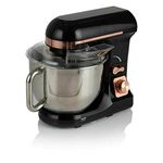 Tower T12033RG 3-in-1 5L Stand Mixer with 6 Speeds and Pulse Setting, 1000W, Rose Gold