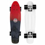 Jaspo Candy Skateboard for Kids 5+ Years, Maximum Weight Capacity 60 Kgs,Aluminium Trucks, Fibre Deck,Knurl Design,Lightweight, Dual Colour (Red & Black, TPU Wheels (22x6 inches))