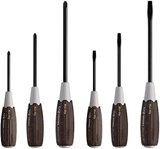 Vessel JIS Non Slip Woody 6 Pc Screwdriver Set | Made in Japan