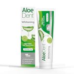 Aloe Dent Whitening Aloe Vera Toothpaste Fluoride Free, Natural Action, Vegan, Cruelty Free , SLS Free, Naturally White, Healthy Gums , 100 ml, packaging may vary