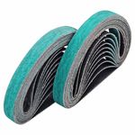 RUIHONGV 20 Pack 1/2" X 12" Knife Sharpener Sanding Belts for Official Work Sharp Knife & Tool Sharpener (WSKTS & WSKTS-KT/Mk.1 & Mk.2)- 80 Coarse Grit Replacement Sharpening Belt