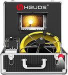 Pipe Camera,HBUDS Sewer Camera 50M/165ft Cable Pipe Inspection Camera with DVR Recorder Video System 7 Inch TFT LCD Monitor 1000TVL CCD Plumbing Camera Industrial Endoscope