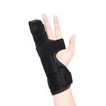 joingood Pinky Finger Splint,Boxer Fracture Splint,Metacarpal Splint For 4th Or 5th Finger,Finger Splint For Broken Finger,Trigger Finger,Arthritis And Tendonitis,Fits For Left Or Right Hand(S/M)