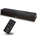 ZVOX Dialogue Clarifying Sound Bar with Patented Hearing Technology, Twelve Levels of Voice Boost - 30-Day Home Trial - AccuVoice AV157 TV Speaker (Black)