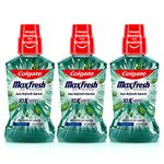 Colgate Plax Fresh Mint Mouthwash, 0% Alcohol - 750 ml (250 ml - Pack of 3)