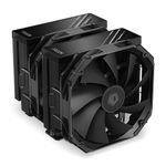 ID-COOLING FROZN A720 Black - 6.4" Height Black Dual-Tower Air CPU Cooler, 7×Ф6mm Heatpipes, Dual 140x140x25mm FDB Fans, TDP 300W, Intel LGA1700/1851/1200/115X/20XX; AMD AM4/AM5 (163mm in Height)