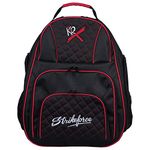 KR Strikeforce Royal Flush Deuce 2- Ball Bowling Backpack Black/Red