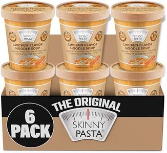 Skinny Pasta Healthy Shirataki Noodle Soup Chicken Flavor | Ultra-Low Calorie Konjac Noodles Ramen | High Fiber, Carb Free, Keto & Paleo Friendly Vegan Noodles Instant Soup | 6 pack