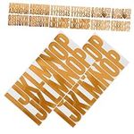 24pcs Hot Stamping Letter Stickers 