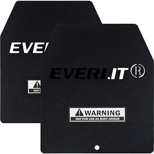 EVERLIT Weight Plates 5.75 LB/ 8.75 LB Pairs for Tactical Weighted Vest, WOD, Strength Training, Cross Training, Running, Workout, for Men and Women