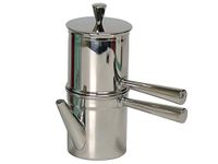 Ilsa: "Napoletana" Coffee and Barley Machine - Inox 18/10 6-Cup [ Italian Import ]