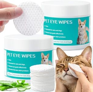 Mumoo Bear Dog Eye Wipes, 200Pcs Eye Wipes for Dogs & Cats Remove Tear Stain, Eye Debris, Mucus Secretions Discharge, Pet Gentle Care Supplies Disposable Cleaning Wipe for Eye