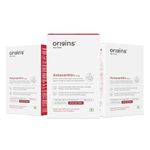 Origins Nutra Astaxanthin | Super Antioxidant, UV Protection, Heart, Skin & Eye Health, Joint Support | AstaReal® | GMP Certified| Non-GMO | For Men & Women| 28 Veg Softgel | Pack of 3 4 Weeks