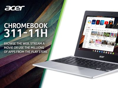 Acer Chromebook 311 11.6" Laptop – 64GB, Silver