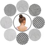 8 Pieces Invisible Hair Nets for Ballet, Dance, and Buns - Natural Style Hair Covers for Women and Girls