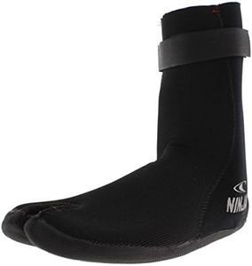 O'Neill Wetsuits Men's Heat Ninja 3mm St Booties Wetsuit Accessories, Black, 9 US