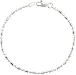 Sterling Silver Dot Dash Pallini Bead Ball Chain Bracelet 1.8mm Nickel free Italy, 7 inch