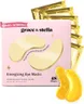 grace & stella Award Winning Under Eye Mask - Birthday Gifts for Women - Gel Eye Patches for Dark Circles, Puffy Eyes, Wrinkles, Undereye Bags - Gifts for Teen Girls - Vegan (48 Pairs, Gold)