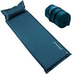 Clostnature Self Inflating Camping Mat - 3.8/5/7.6 cm Lightweight Inflatable Sleeping Mat for Camping, Compact Waterproof Sleeping Pad for Backpacking, Camping Foam Roll Mat for Hiking, Mountaineering