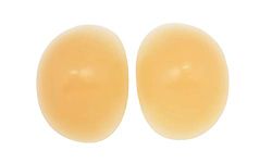 Silicone Breast Enhancer Bra Insert with Nude Nipples - Large