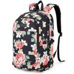 Tzowla Backpack Purse for Women, Stylish Travel Casual Daypack, Work Shopping Bag Light Weight For Men Fits 15.6 Inch Laptop Netbook- Flower