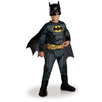 RUBIES - Official DC - BATMAN - Classic costume for kids - Size 5-6 years - Costume with printed jumpsuit, belt, boot covers, detachable cape and mask - Halloween, Carnival