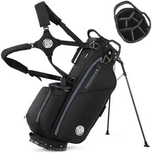 Sturdum 7 Way Golf Stand Bag, Lightweight Golf Bags for Men Women with Full-Length Dividers, Ergonomic Design, Weather-Resistant, Multi Pockets
