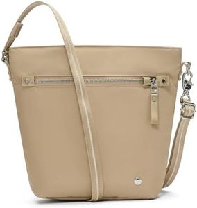 Pacsafe Women's Anti-Theft Crossbody Bag, Taupe