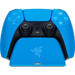 Razer Quick Charging Stand for PlayStation 5: Quick Charge - Curved Cradle Design - Matches PS5 DualSense Wireless Controller - One-Handed Navigation - USB Powered - Blue (Controller Sold Separately)