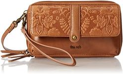 The Sak Womens Sequoia Extra Large Smartphone Crossbody, Tobacco Floral Embossed Ii, One Size US