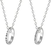 BFF Best Friends Necklace Rings for