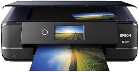 Epson Expression Photo XP-970 Wireless Color Photo Printer with Scanner and Copier, Black