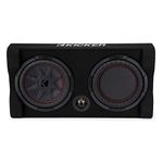 Kicker 48TRTP102 TRTP 10-inch (25cm) Thin Down Firing Subwoofer and Passive Radiator Enclosure, 2-Ohm, RoHS Compliant