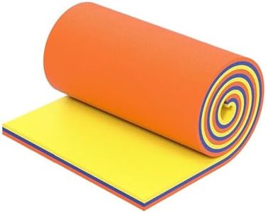 Tapis d'eau Flottant, Tapis Flottant Piscine, Radeau Piscine, Couverture Portable, Tapis en Mousse XPE, Matelas Flottant pour La Navigation Plaisance pour Sports Nautiques Enfants Et Adultes, Orange