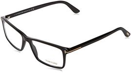 TOM FORD Men's TF 5408 001 Black Clear Rectangular Eyeglasses 56mm