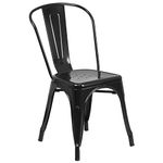 Flash Furniture Black Metal Chair