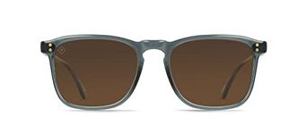 Raen Wiley Square Sunglasses 100M161WLY (Slate, Vibrant Brown Polarized)
