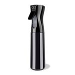 300ml Water Spray Bottle, Continuous Fine Mist Empty Spray Bottle, Misting Spray Bottle Fine Mist Sprayer for Curly Hair Plants Cleaning Barber Face Hairdressing ironing (Black)