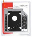 9.5mm CD/DVD to Harddisk Caddy secon harddrive ssd Slim sata III Universal 2nd HDD Caddy for Laptop