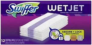 Swiffer WetJet Hardwood Floor Cleaner, Spray Mop Pad Refill, Multi Surface, 12 Count (Packaging May Vary)