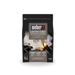 Weber Lighter Cubes | BBQ Lighter Easy Ignition | Power Ignition & Ash-Free Barbeque Lighters | Fire Lighters Multipack | 22 Pieces | Quick & Convenient | Clean Handling, Eco Safe & Food Safe (17945)