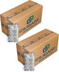 CILICAnT 100 Gram (10 Pcs) Silica Gel White Packets Desiccant Dehumidifiers, Non-Indicating Silica Gel Packs To Avoid Moisture, Odour, and Fungus (100 Gram X 10 Pcs = 1 KG)