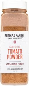 Burlap & Barrel - Sun-Dried Tomato Powder - As seen on Shark Tank! Add Deep Umami and Savory Tanginess to Your Dishes - Great on Popcorn, Fried Chicken, in Sauces and Salads - 16oz Plastic Container