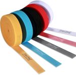 DanYee Reusable Fastening Cable Ties 3m 【5Rolls】 Cable Ties 5 Rolls Hook and Loop Cable Straps Adjustable Cord Ties for Cable Management Cord Organizer Straps Colorfull【Colorful-3M(5 Roll)】