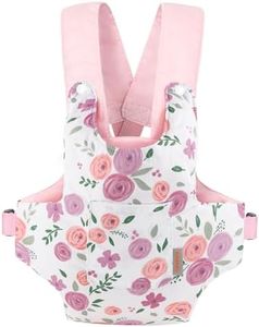 GAGAKU Toy Baby Dolls Carrier for Kids, Reborn Baby Doll Carrier Accessories for Toddlers & Girls - Rose