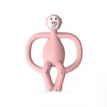 Matchstick Monkey, Antimicrobial Silicone Teether & Gel Applicator, Easy To Grip, BPA Free, 3 Months Old+, 11 cm, Pickle Pig